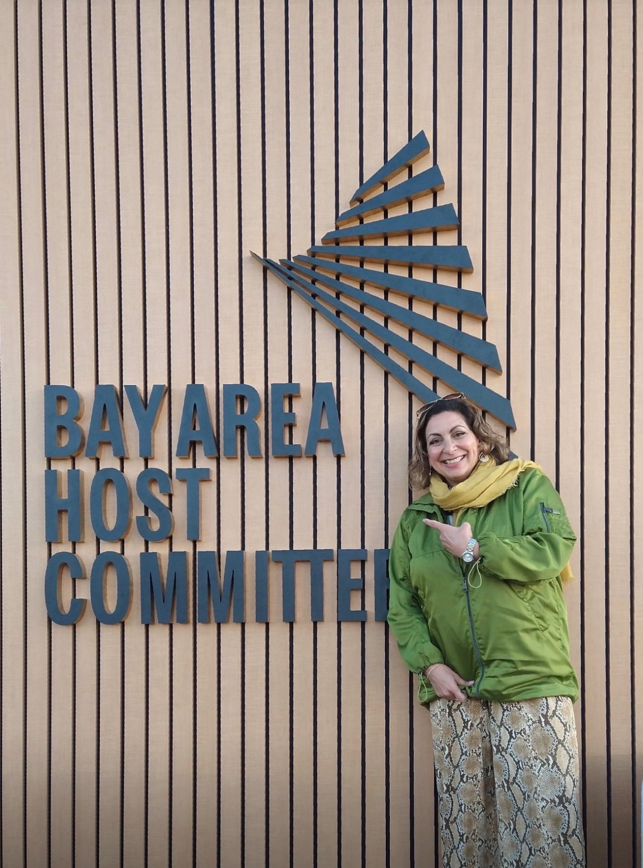 Kim Bardakian at the Bay Area Host Committee